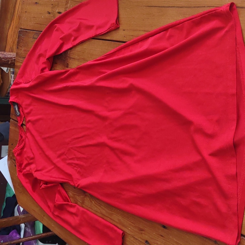 Gamiss sz l sexy red bodycon dress with open low back hot